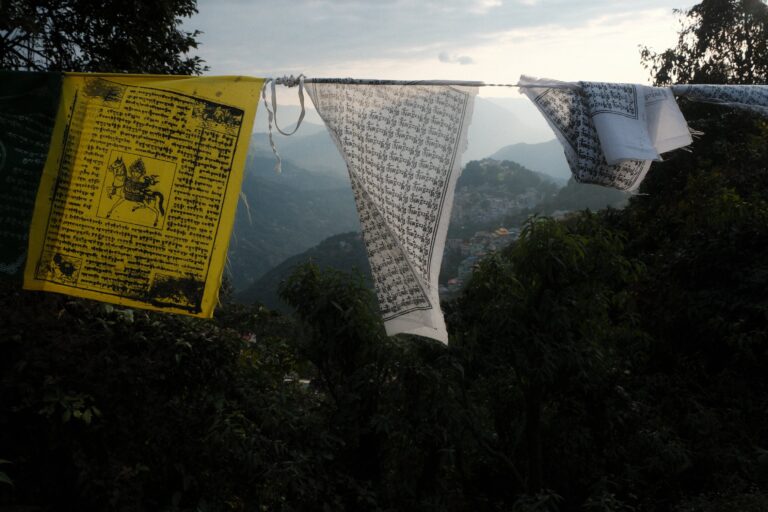 Prayer flags in Sikkim